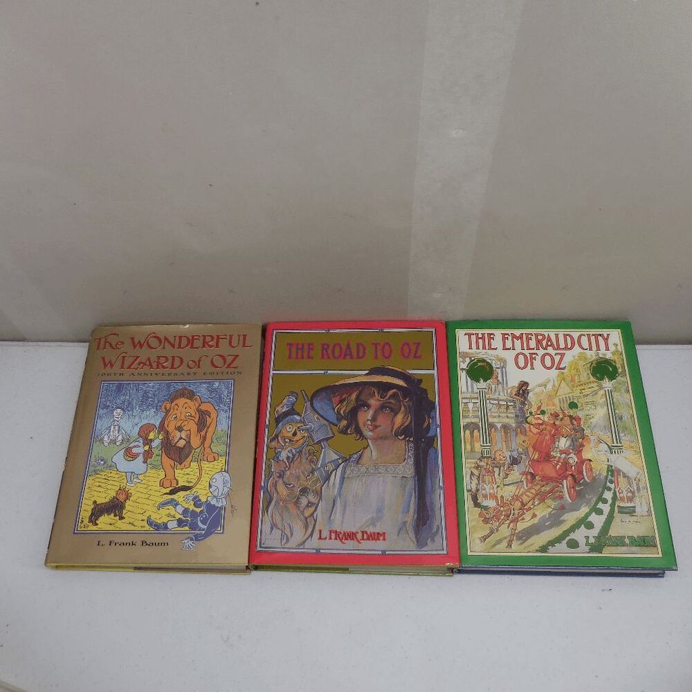 The Wonderful Wizard of Oz, Emerald City, Road To Oz Book Lot Books of Wonder